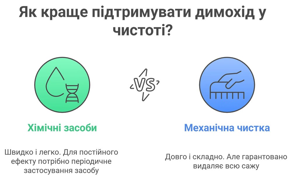 Як вигідніше чистити димохід - хімією чи вручну?